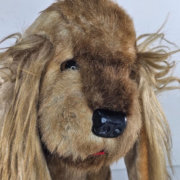 Vintage Plush Cocker Spaniel Dog Stuffed Animal Toy - Picture 3 of 12